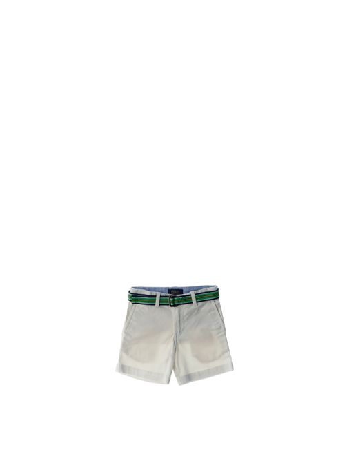 Bermuda bianco con cintura RALPH LAUREN | 322863960013BIANCO